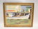 OIL ON BOARD IMPRESSIONIST BOATS & LONG SHOREMAN
