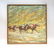 LARGE OIL ON CANVAS OF HORSE RACE SIGNED