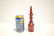 MINIATURE PERSIAN BOTTLE WITH ENAMEL - 5