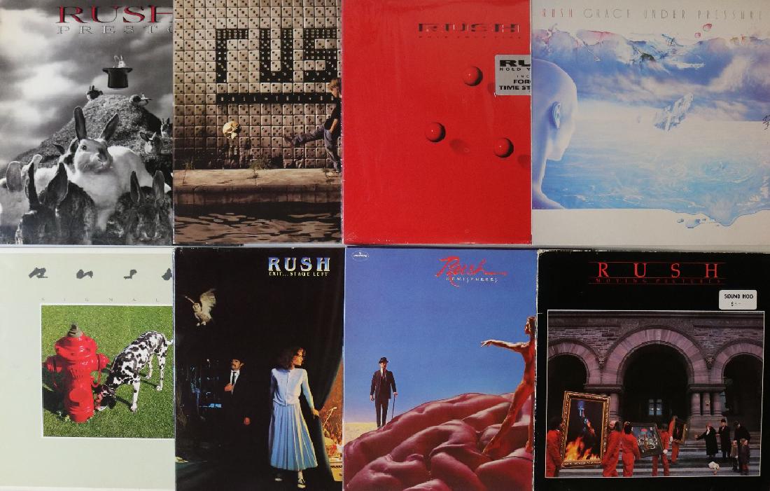 CLASSIC/STADIUM/80s ROCK LPs: CLASSIC/STADIUM/80s ROCK LPs. Rockin' on with this collection of 43 x LPs. Artists/titles include Rush (x14) inc. Presto, Roll The Bones, Hold Your Fire, Grace Under Pressure, Signals, Exit Stage Left