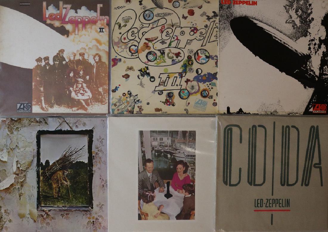 LED ZEPPELIN - LPs/7": LED ZEPPELIN - LPs/7". Smart collection of 7 x LPs with 3 x 7". Titles include III (UK plum Atlantic 2401-002 A5/B5 no Peter Grant - VG/VG+ orig UK working wheel sleeve), I (K 40031 RE), II (US SD 823