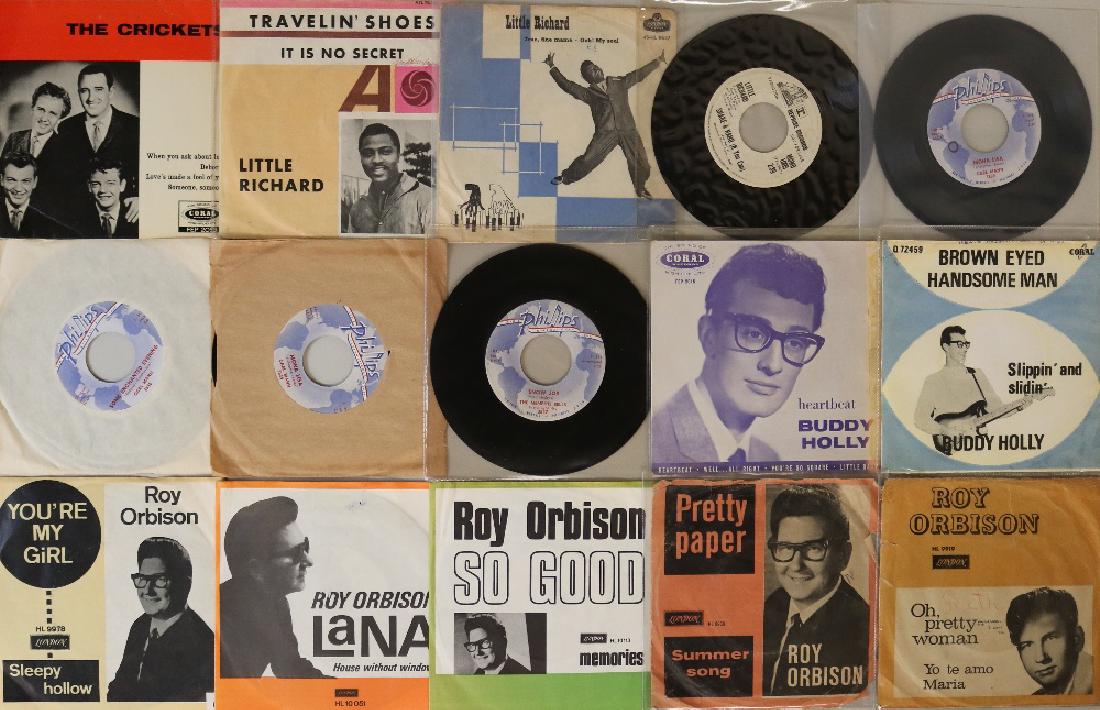 R&R LEGENDS - LITTLE RICHARD/ROY ORBISON/BUDDY: R&R LEGENDS - LITTLE RICHARD/ROY ORBISON/BUDDY HOLLY/CARL PERKINS AND PHILIPS RECORDS - 7"/EPs. More essential sevens with EPs now with 37 included here. Philips Records artists/cat. numbers are Cleme