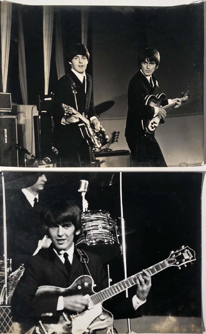 BEATLES ORIGINAL PHOTOGRAPHS. Two original 14" x 11" (1 of 3)