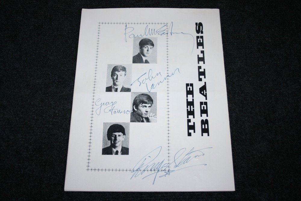 BEATLES SIGNED PROGRAMME
