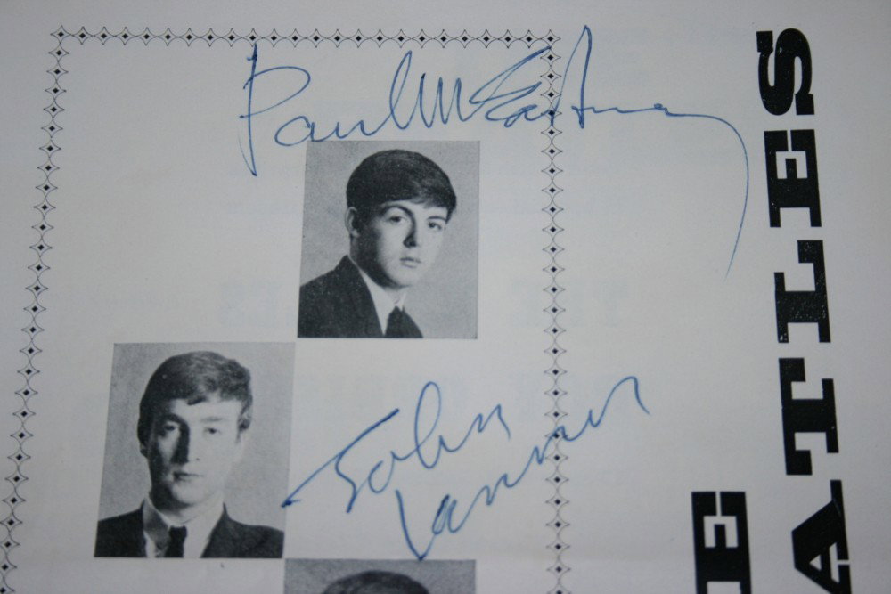 BEATLES SIGNED PROGRAMME - 2