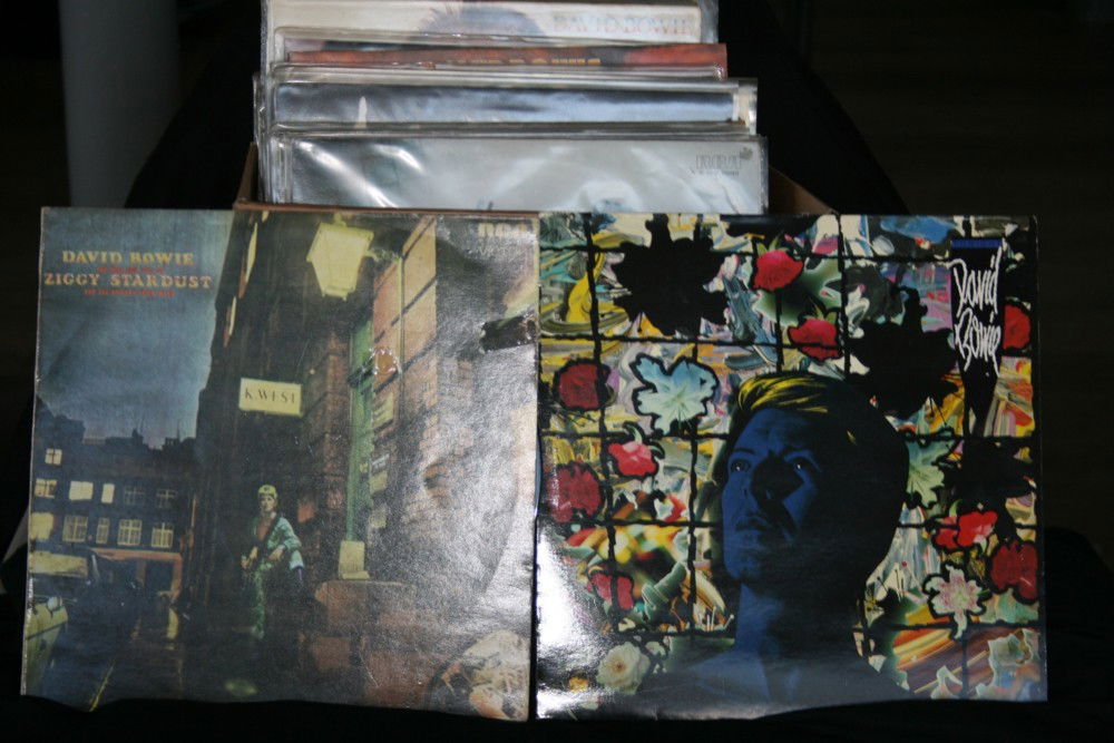 DAVID BOWIE: DAVID BOWIE - Set of 67 Bowie LPs (many 1st pressings) to include the following albums: 'Diamond Dogs', 'Aladdin Sane', 'Pin Ups', 'Ziggy Stardust', 'Changes One', 'Changes Two', 'Lodger', 'Station to