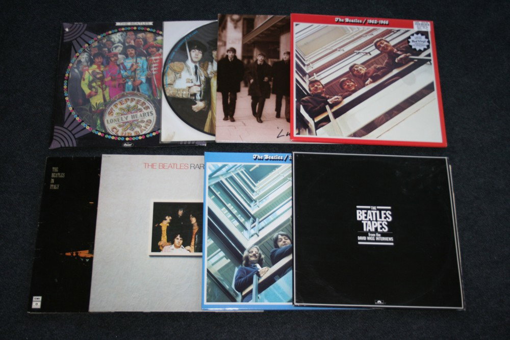 BEATLES LP COLLECTION: BEATLES LP COLLECTION - Set of 21 LPs to include 'The Beatles Tapes - from the David Wigg interviews' double LP with g/f sleeve (2683068), 'The Beatles Rarities' with g/f sleeve (SHAL-12060), '1962-19