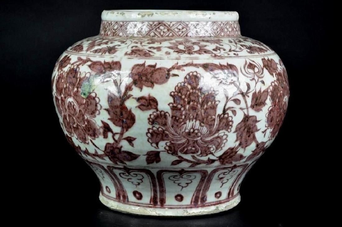 Chinese Copper Red Peony Jar (1 of 18)