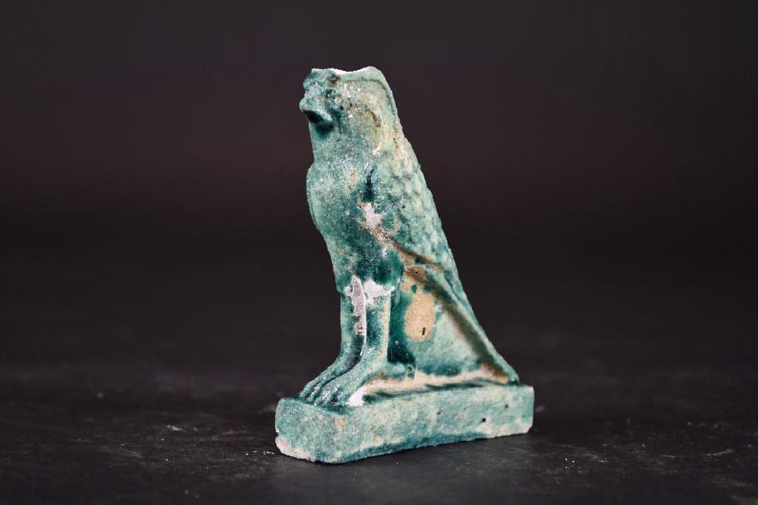 Small Ancient Egyptian Faience Statue (1 of 8)