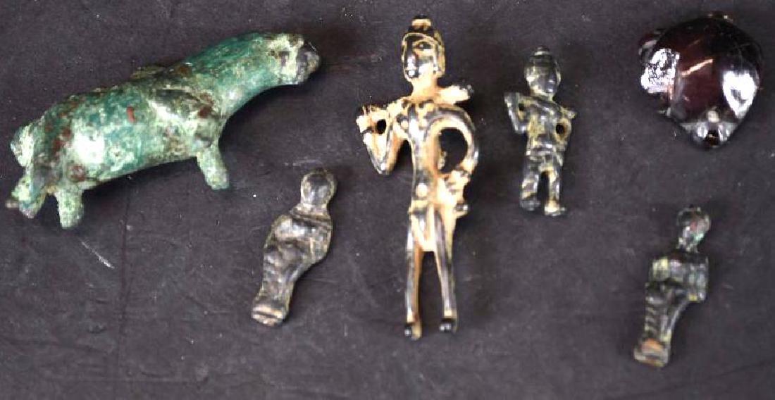 Six Ancient Persian Bronze Items (1 of 8)