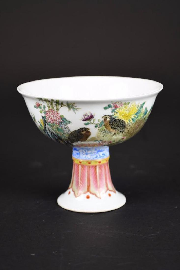 Antique Chinese Hand Painted Famille Rose Porcelain Ste (1 of 6)
