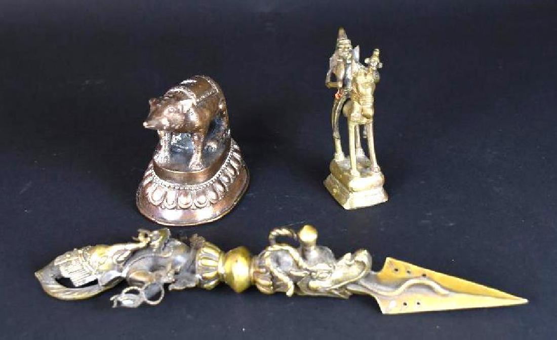 Three Various Bronze Items (1 of 10)