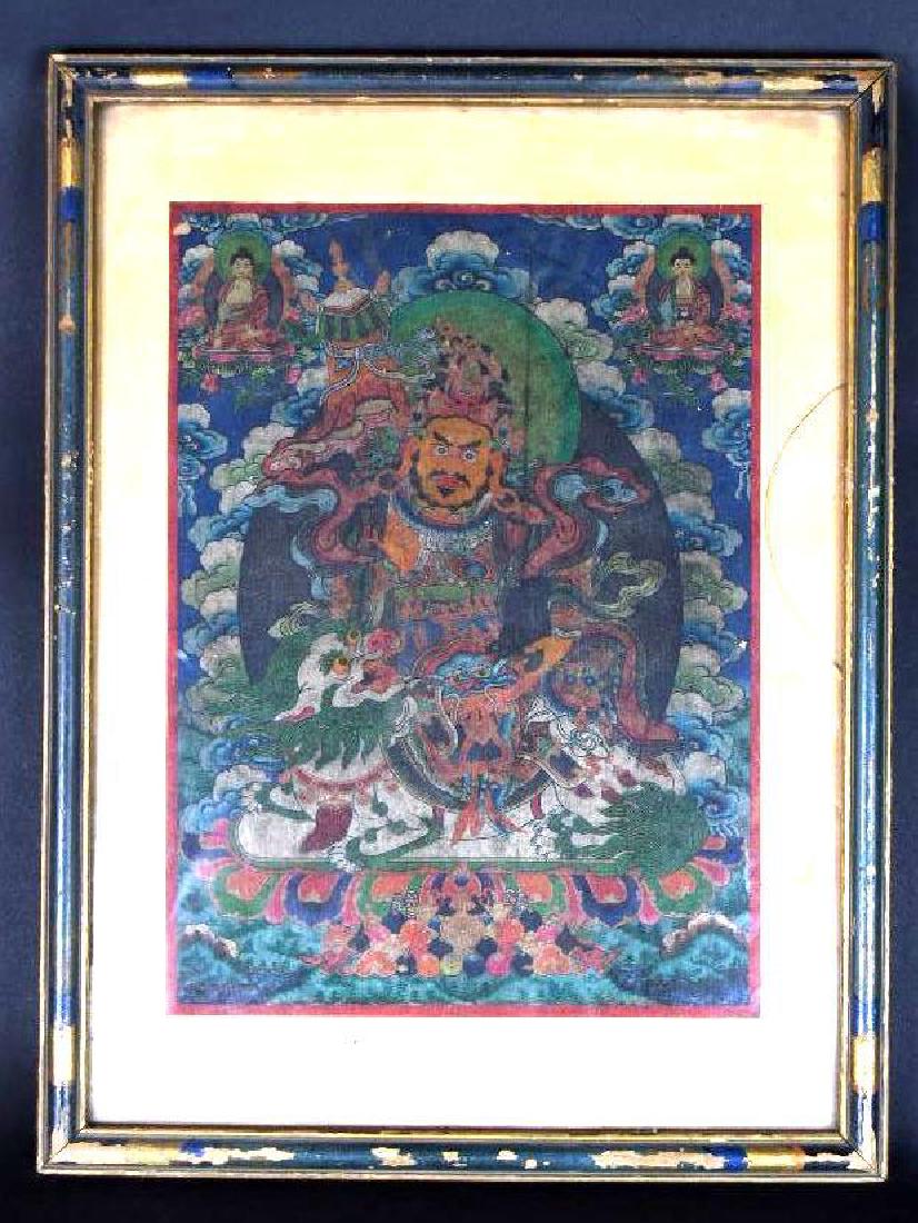Framed Tibetan Thangka (1 of 8)