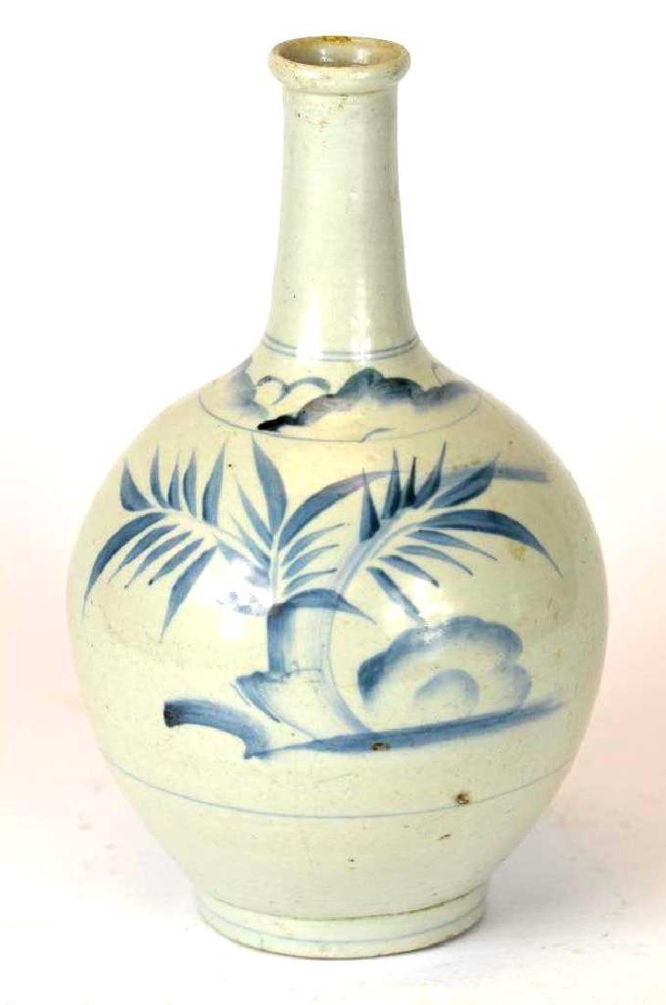 Korean Underglaze Blue Vase (1 of 5)