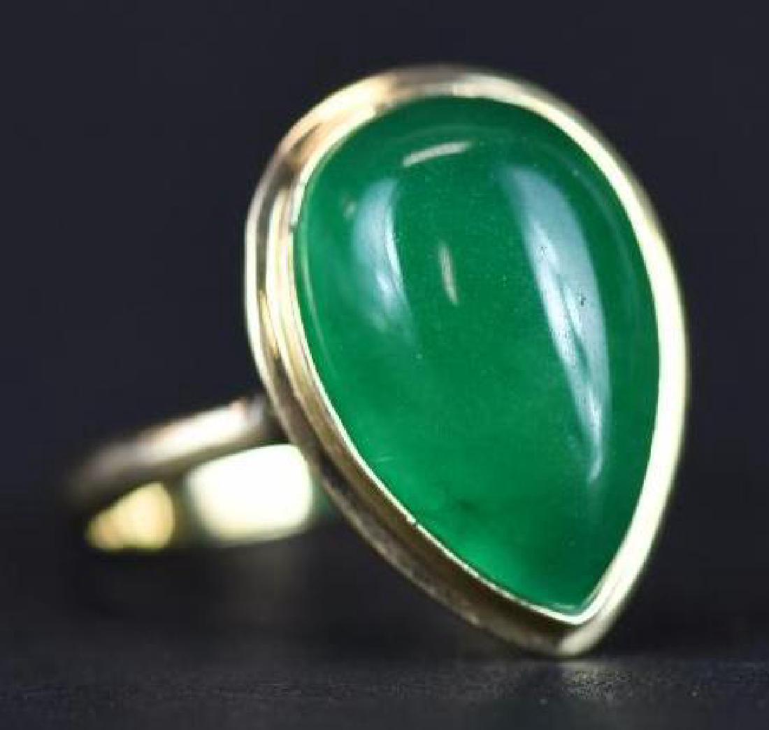 14K Gold & Jadeite Ring (1 of 4)