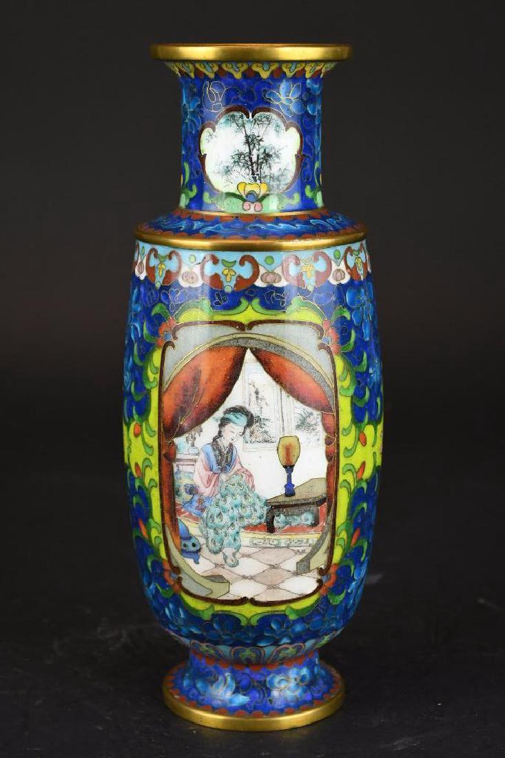 Chinese Cloissone Vase (1 of 10)