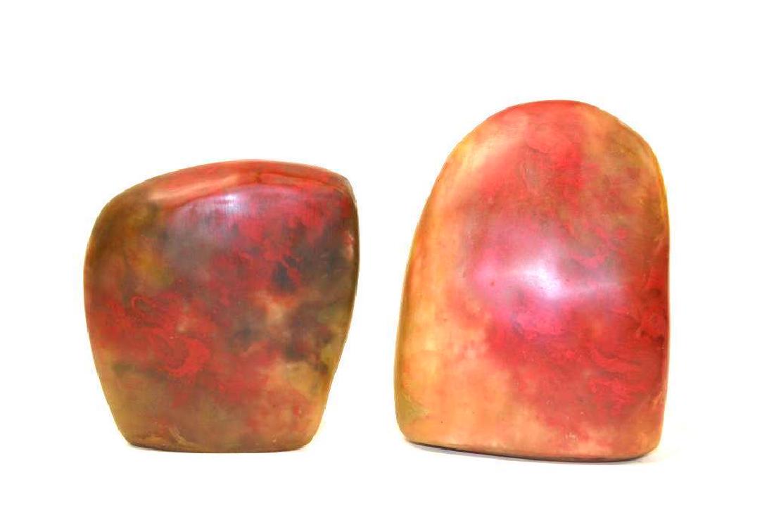 Two Chinese Chicken Blood Seal Boulders (1 of 7)