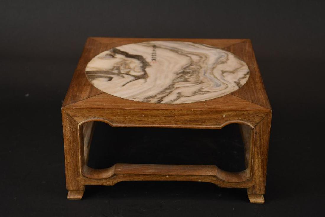 Chinese Stone Plaque in Wood Stand (1 of 10)