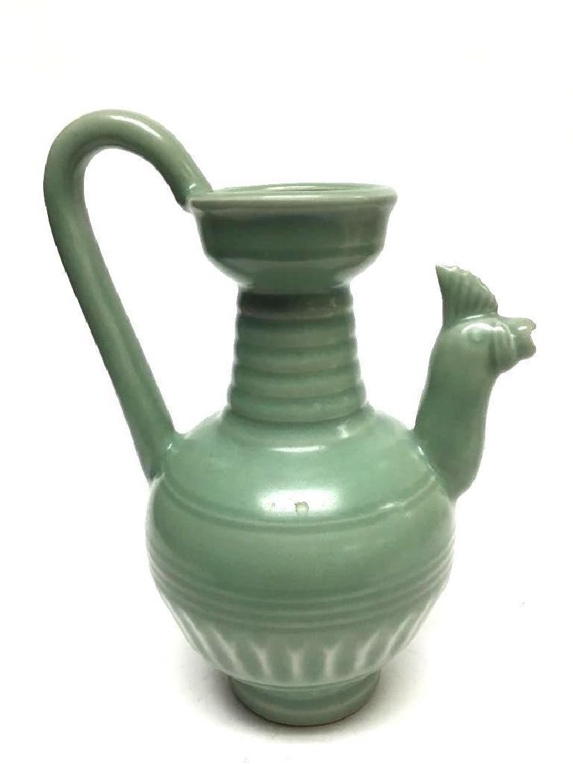 Chinese Celadon Glaze Ewer (1 of 8)