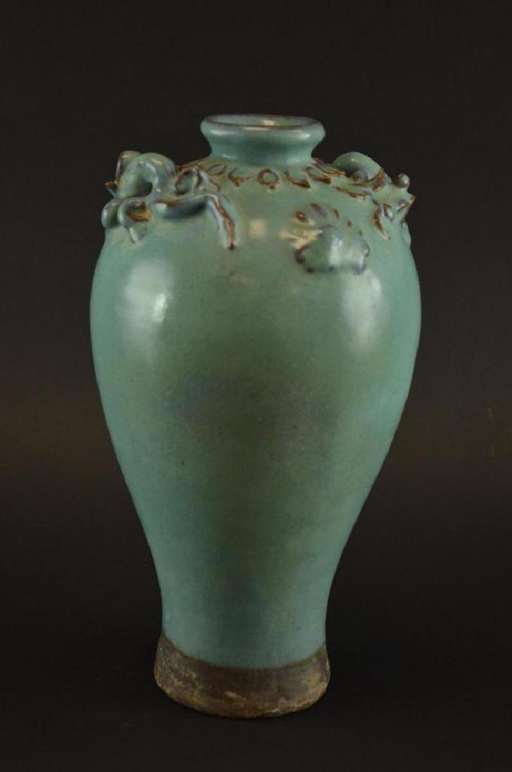 Chinese Blue Glaze Vase (1 of 7)