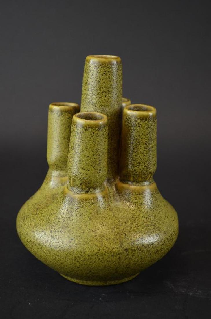 Chinese Tea Dust Glaze Porcelain Vase (1 of 4)