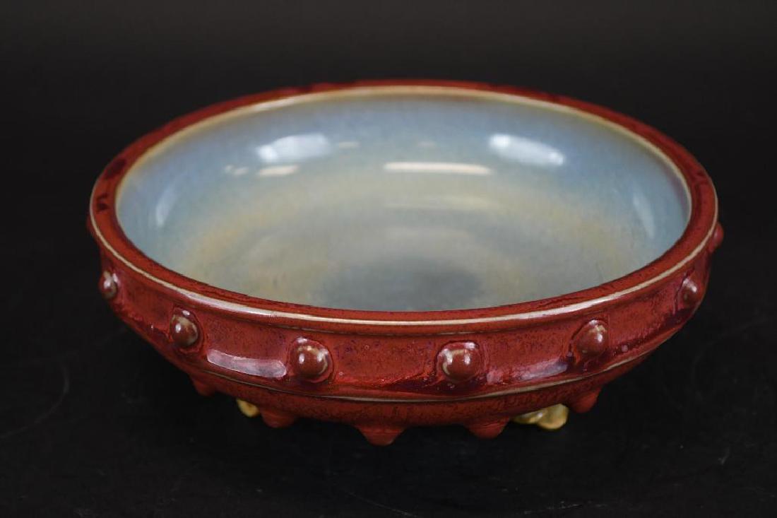 Chinese Junyao Glaze Porcelain Censer (1 of 8)