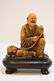 Carved Soapstone Seated Lohan Carved Soapstone Seated