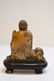 Carved Soapstone Seated Lohan Carved Soapstone Seated - 5
