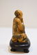 Carved Soapstone Seated Lohan Carved Soapstone Seated - 6