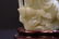 Carved celadon Jade seated Guan Yin - 9