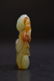 Carved Celadon Jade Pendant with Seated lady - 3