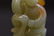 Carved Celadon Jade Pendant with Seated lady - 7