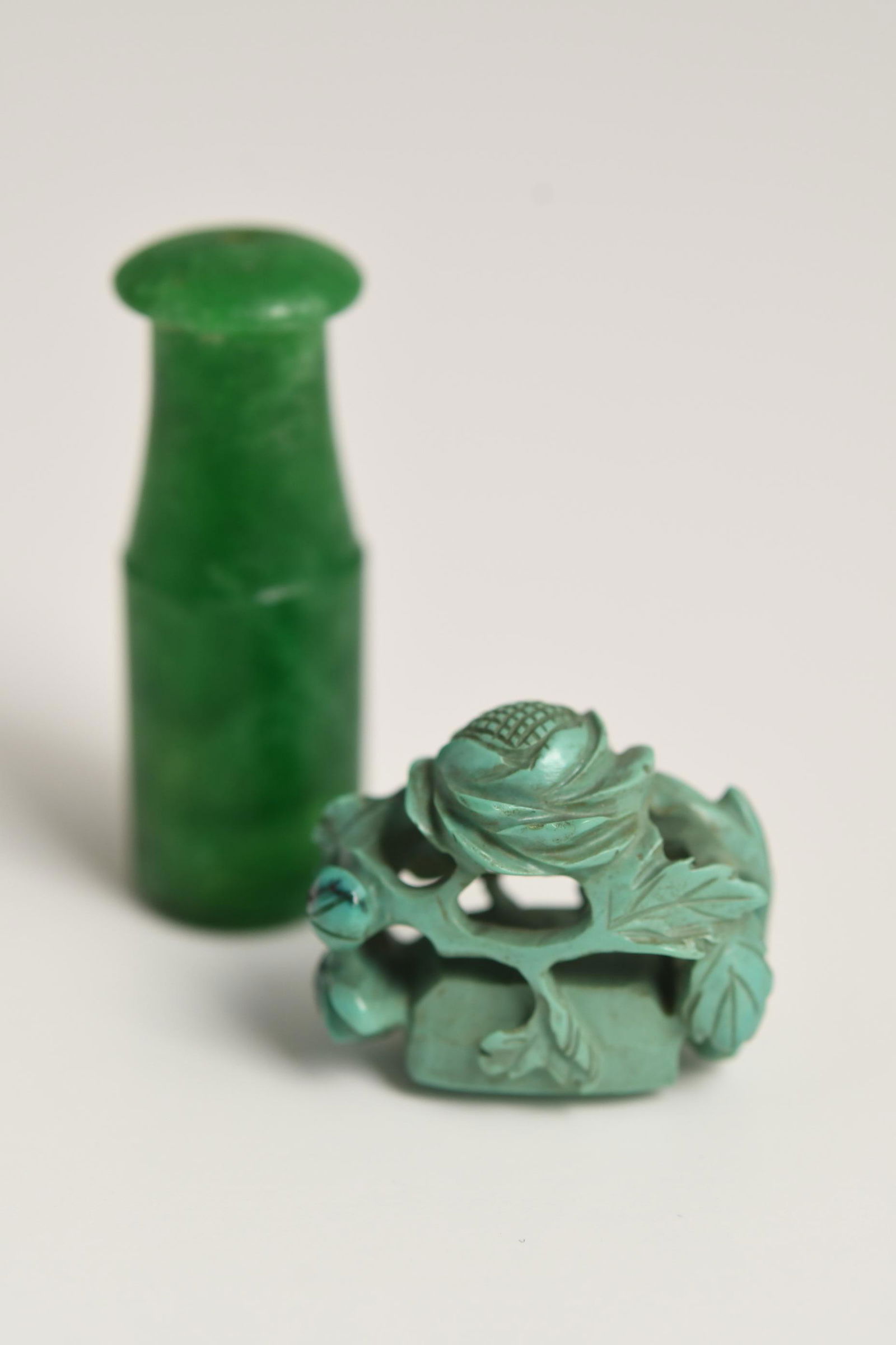 Two various Items, One jade One Turquoise (1 of 7)