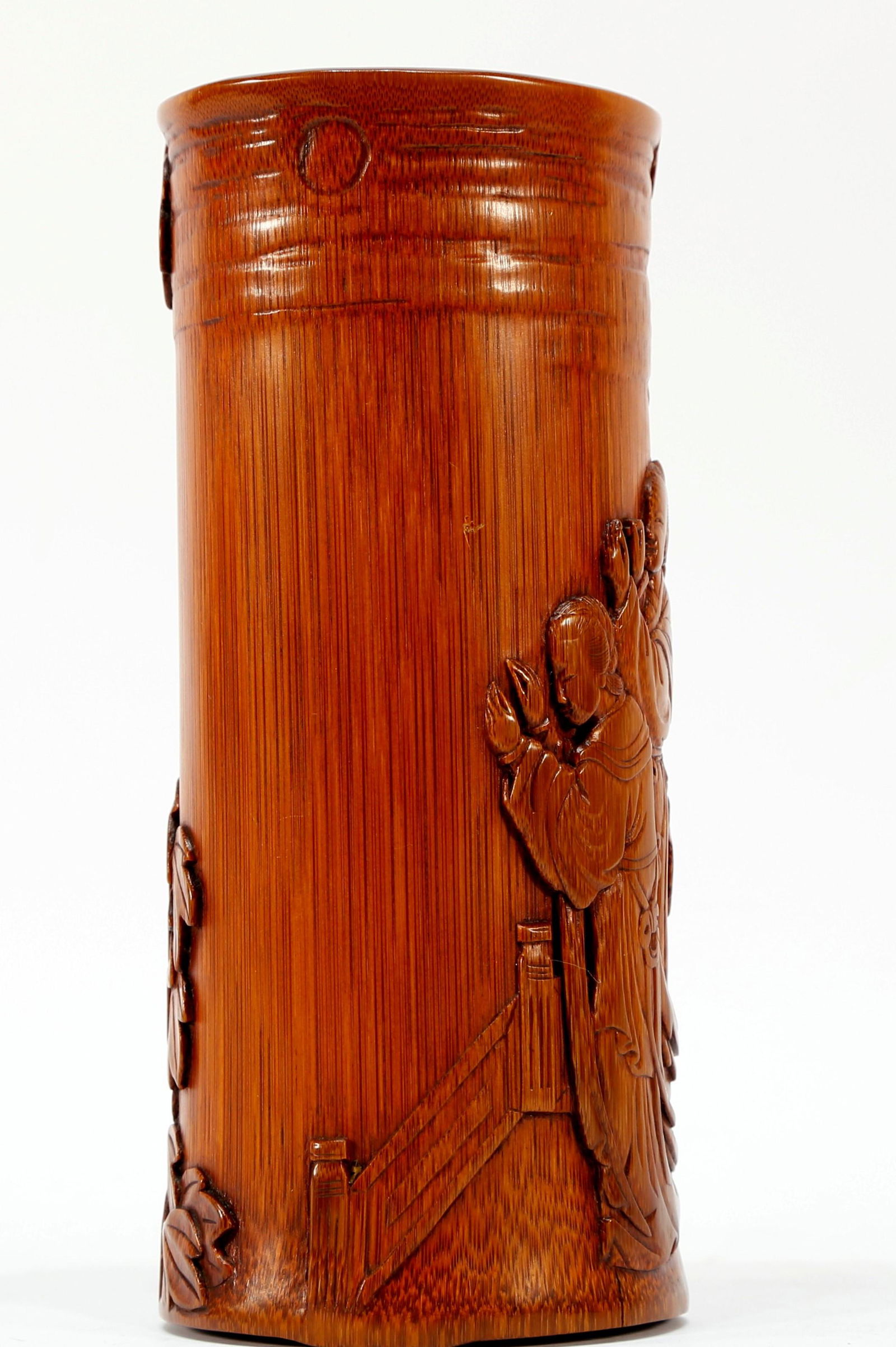 A Glamorous bamboo Brush Pot - 5