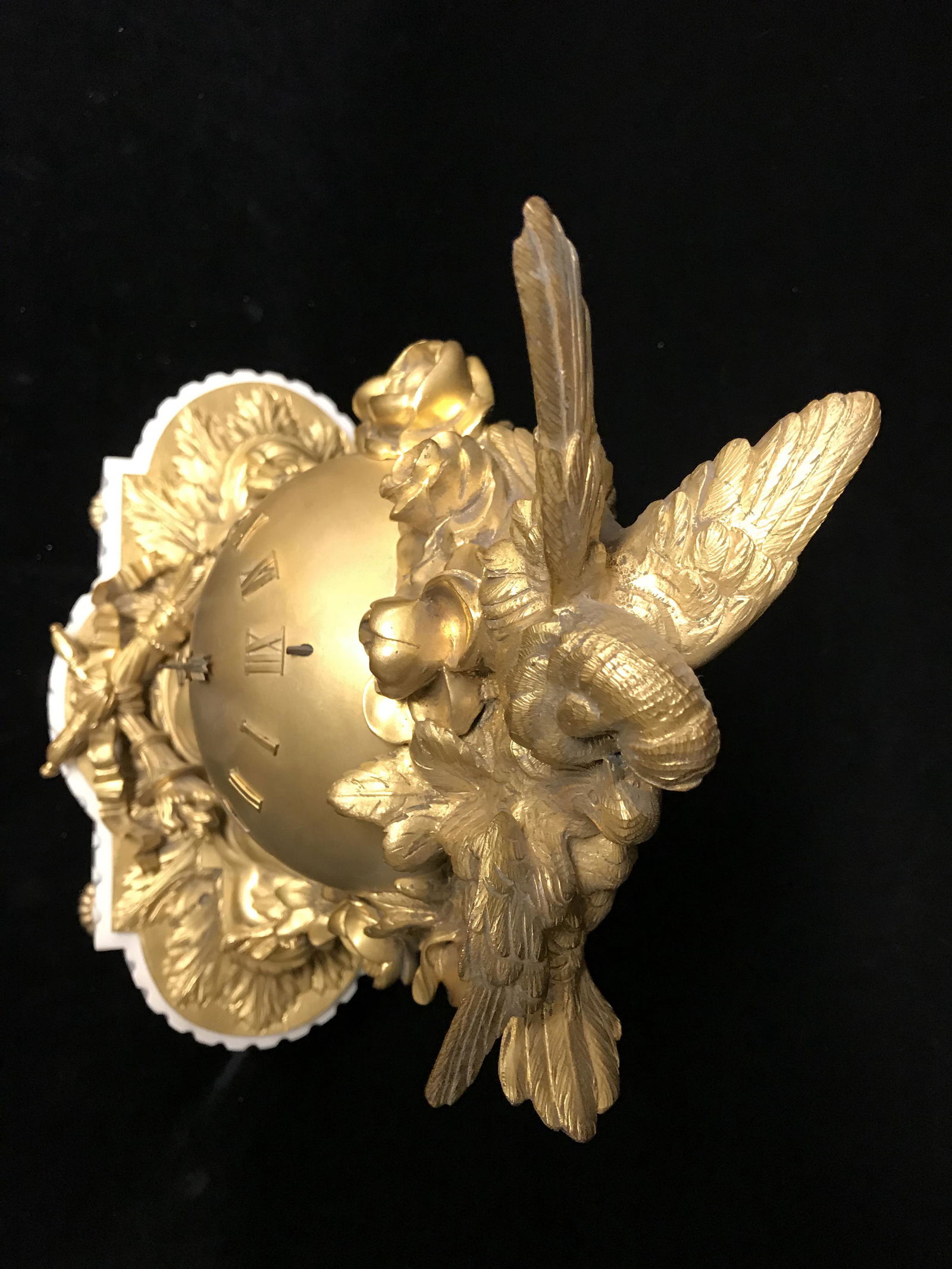 Antique Gilt Bronze Mantel Clock - 3