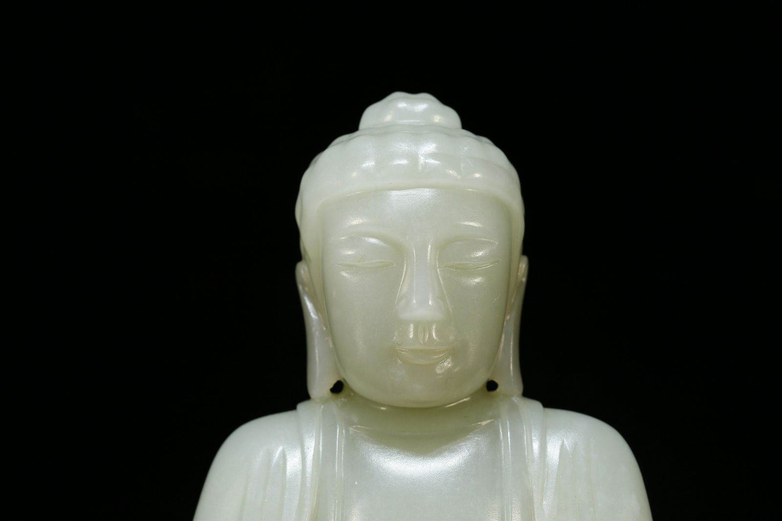 A White Jade 'Buddha' Ornament - 2