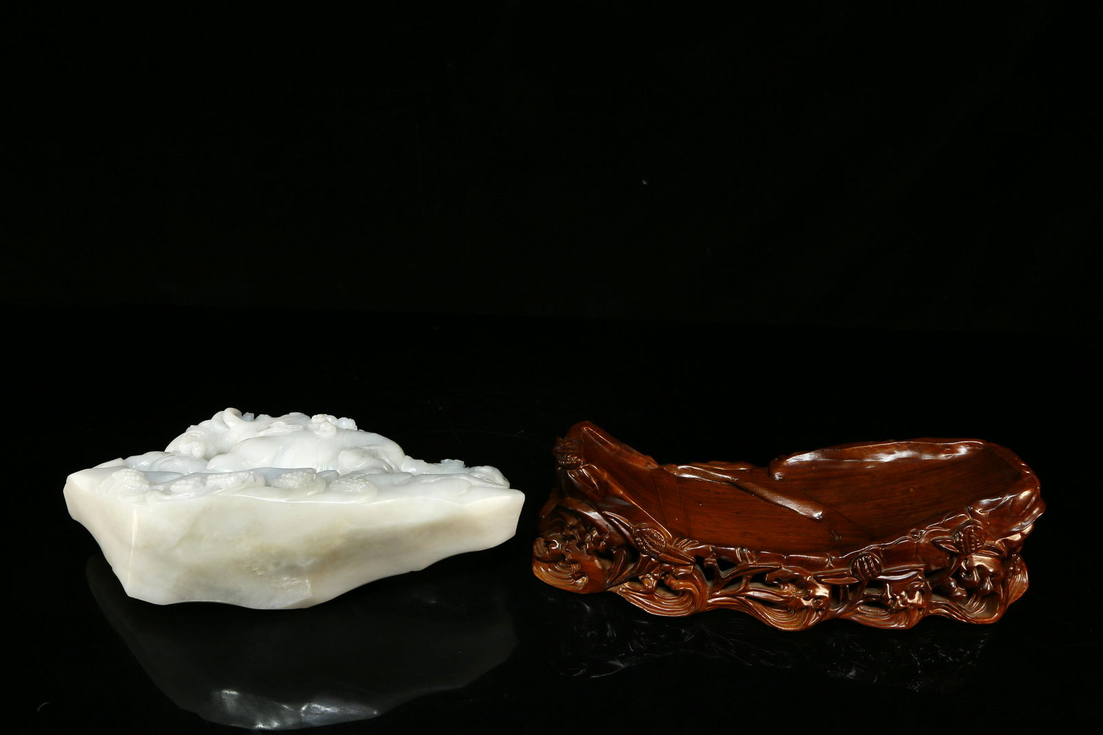 Superb White Jade Elephant Carving - 8