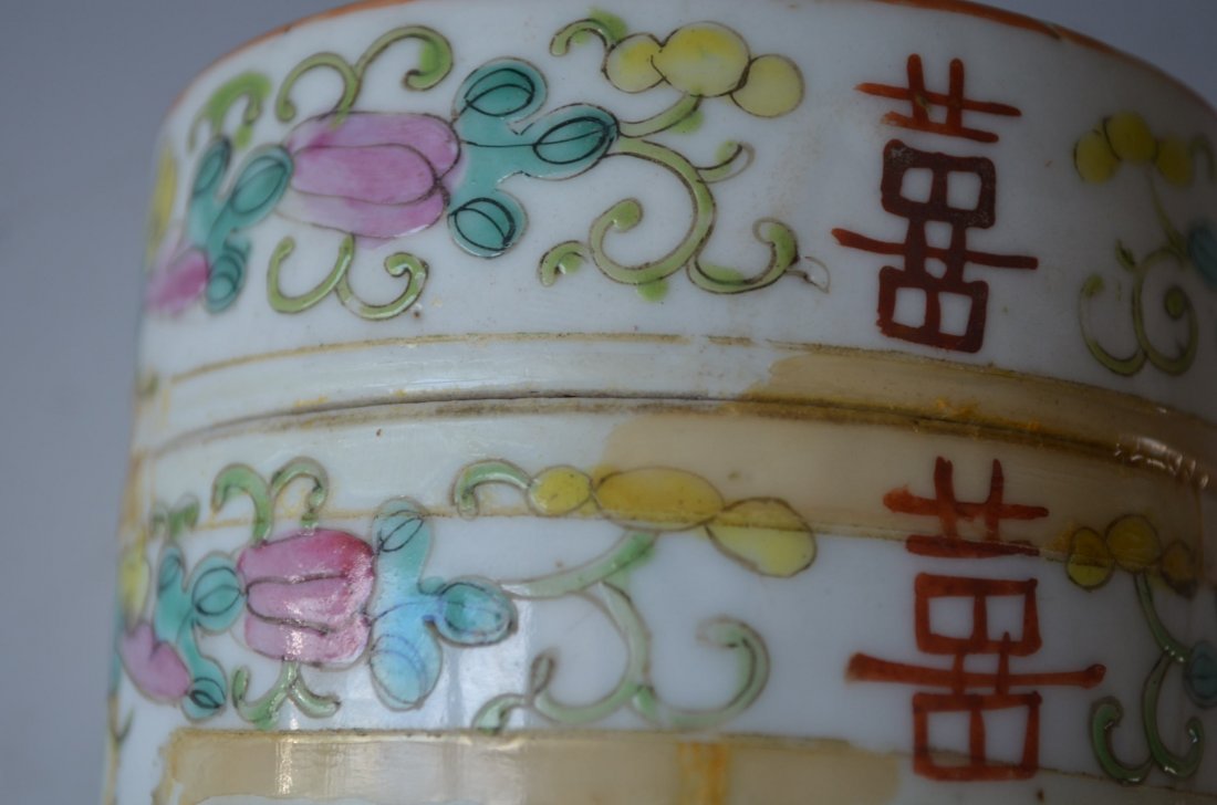Chinese Famille Rose Porcelain Box - 5