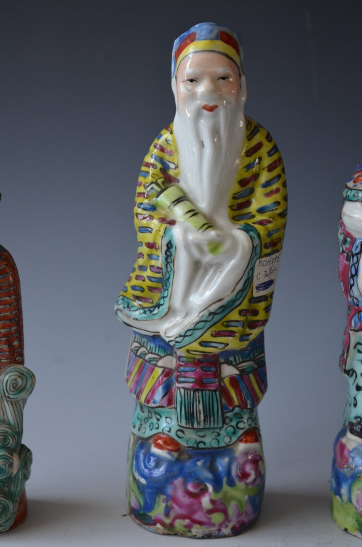 Chinese Porcelain Figuresm Four Pieces - 3