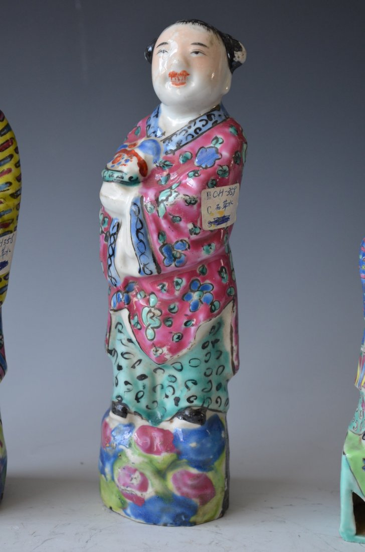 Chinese Porcelain Figuresm Four Pieces - 4