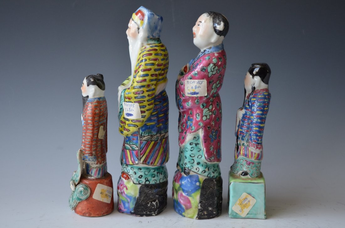 Chinese Porcelain Figuresm Four Pieces - 6