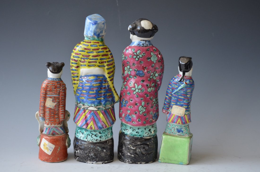 Chinese Porcelain Figuresm Four Pieces - 7