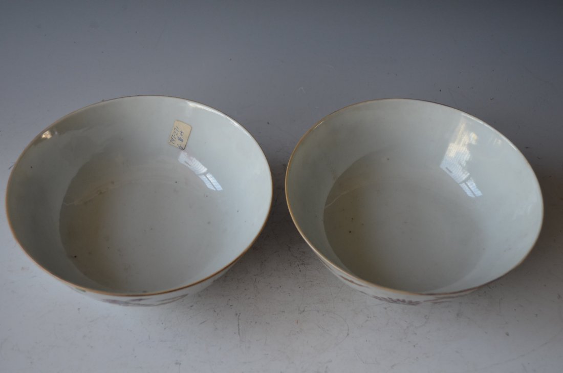 Chinese Tong Chi Canton Rose Bowl - 4