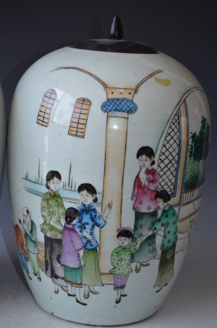 Pair of Chinese Republic Jars - 3