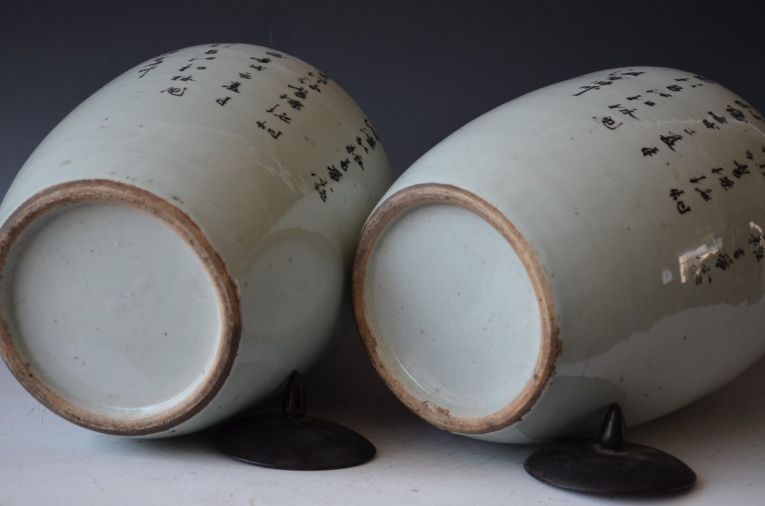 Pair of Chinese Republic Jars - 8