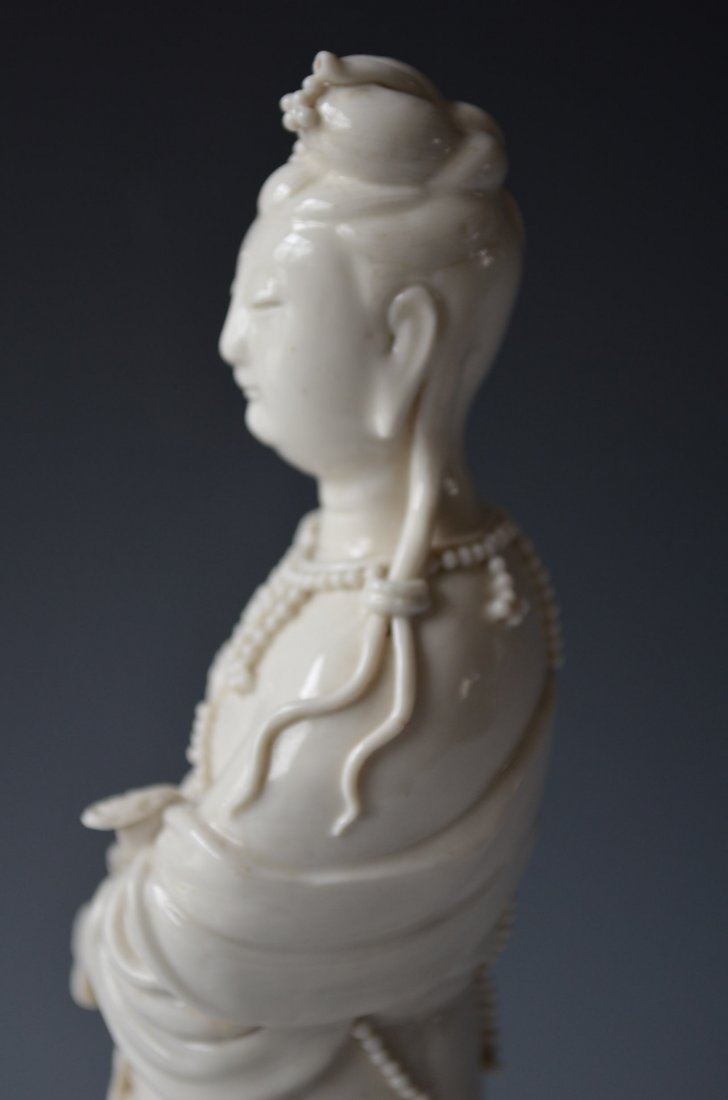 Chinese White Porcelain Figurine - 6