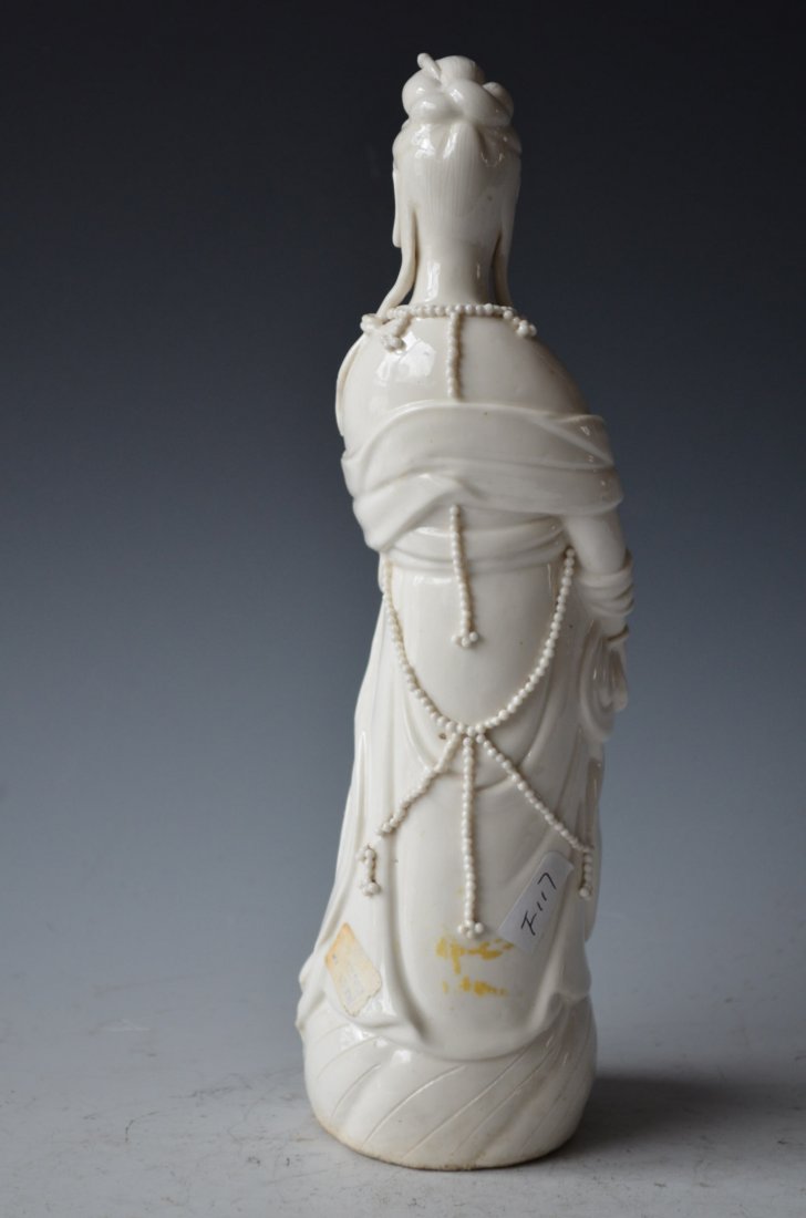 Chinese White Porcelain Figurine - 7