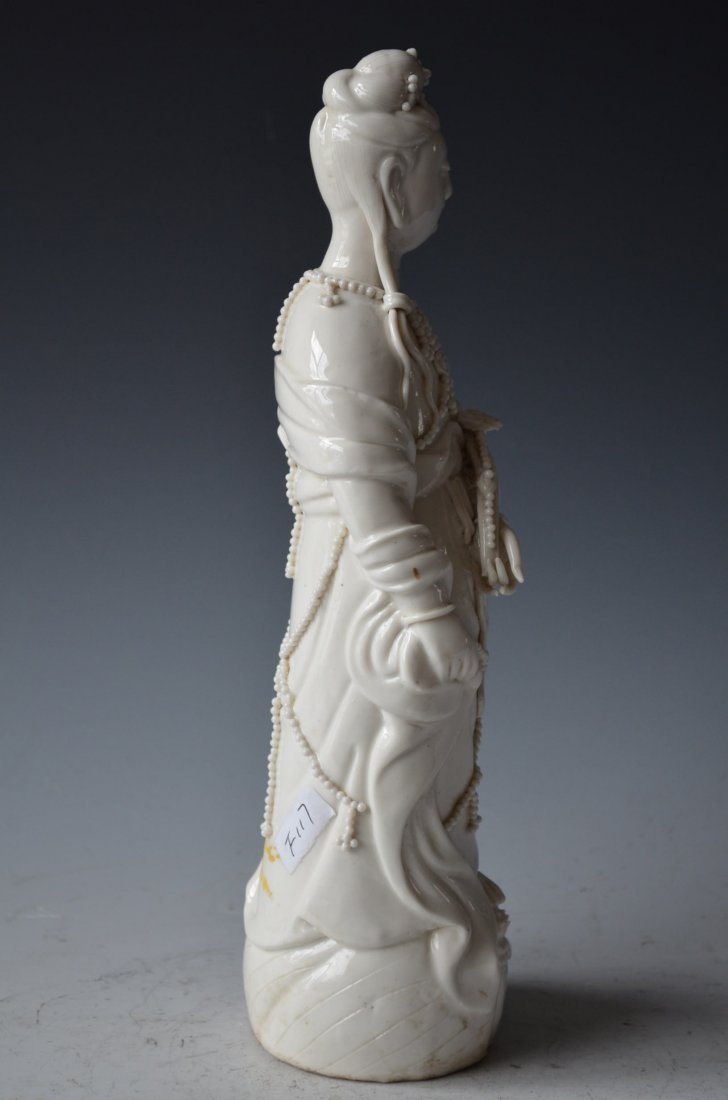 Chinese White Porcelain Figurine - 8