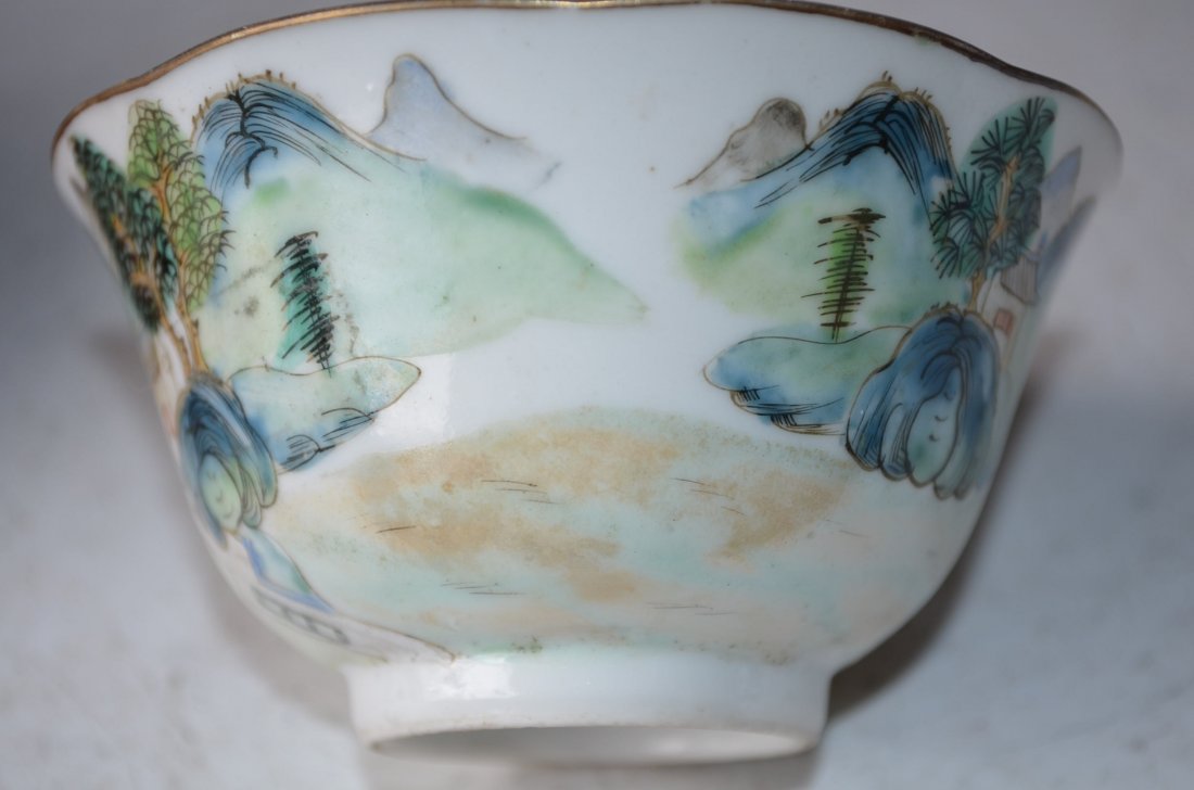 A Chinese Red Bowl & A Chien Lung Bowl Two Pieces - 7
