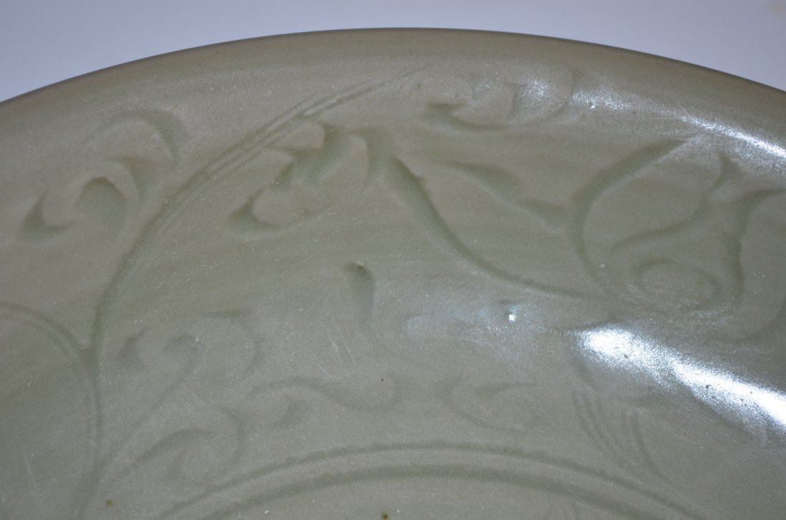 Chinese Celadon Glazed Porcelain Plate - 2